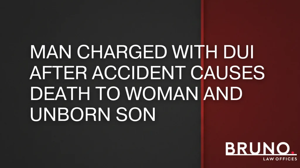 Man charged with DUI after accident causes death to woman and unborn son