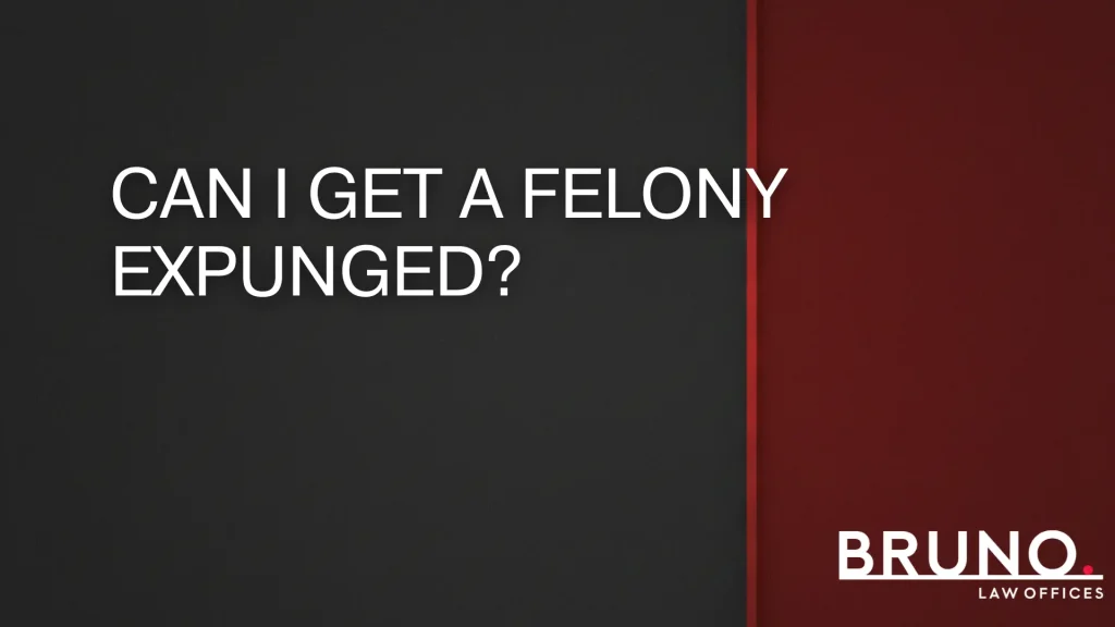 Can I Get a Felony Expunged_ - Bruno Law Offices