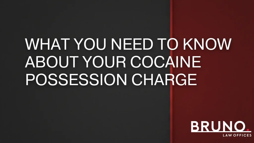 What You Need to Know About Your Cocaine Possession Charge - Bruno Law Offices