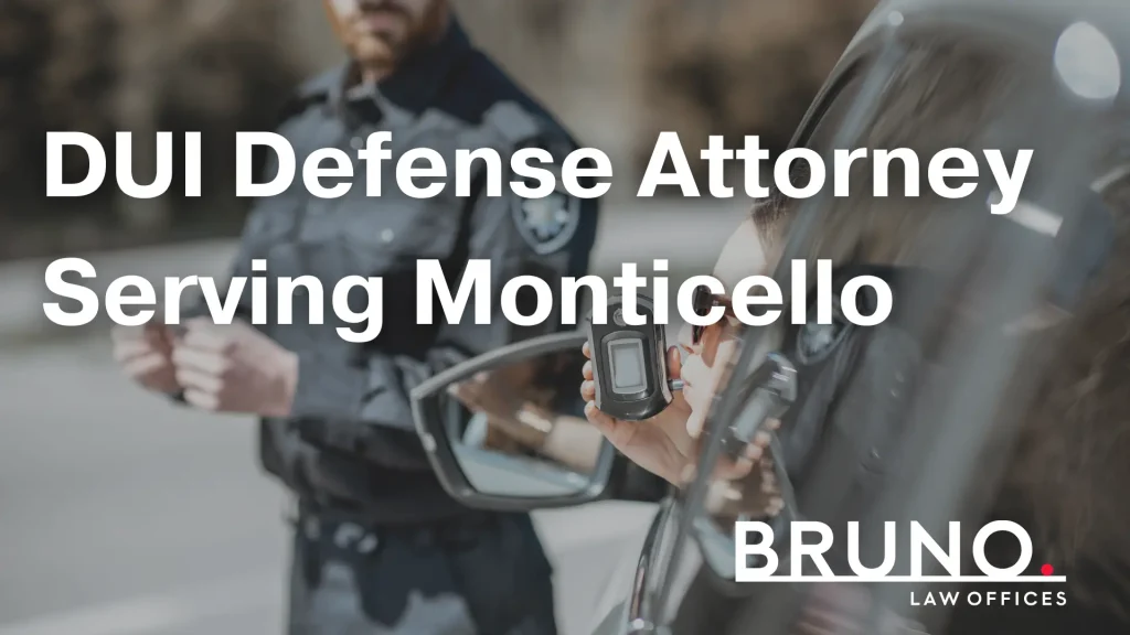 DUI Defense Attorney Serving Monticello Image