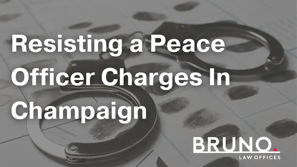 Resisting a Peace Officer Charges In Champaign Image