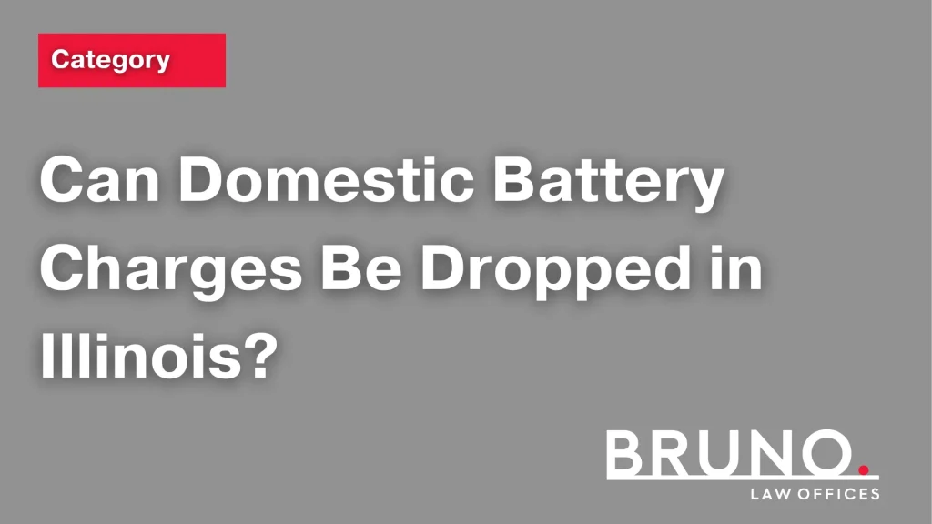 Can Domestic Battery Charges Be Dropped in Illinois